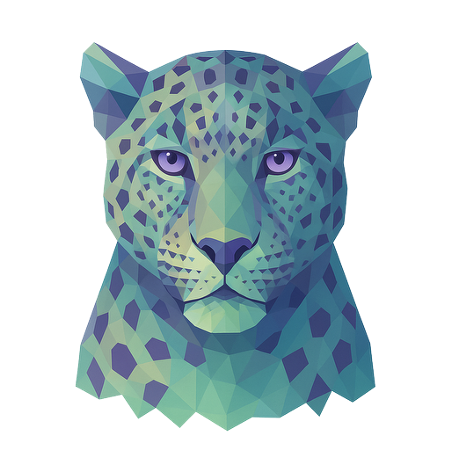 Illustration eines Leoparden